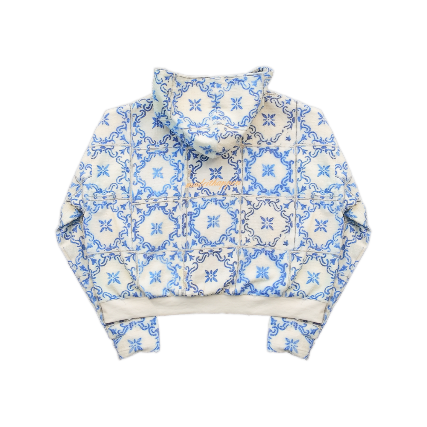 Portuguese Tiles Zip Up