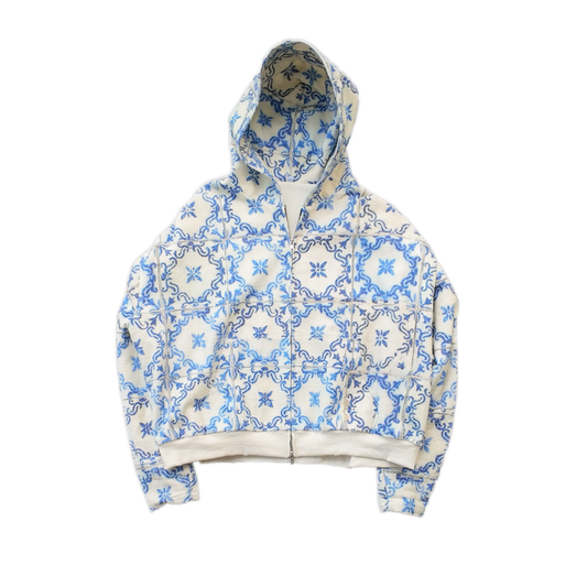Portuguese Tiles Zip Up