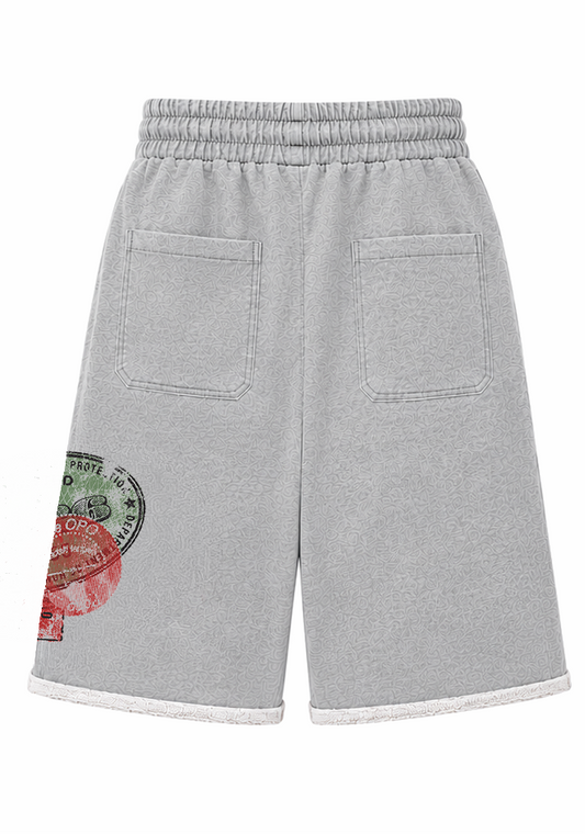 French Terry Baggy Sweat Shorts